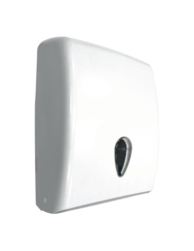 Distributeur de papier essuie-mains SERIE CLASSIC  en ABS blanc