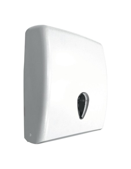 Distributeur de papier essuie-mains SERIE CLASSIC  en ABS blanc