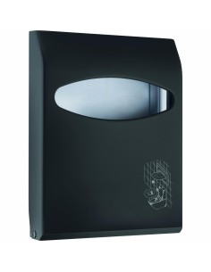 Distributeur de couvre-siège hygiénique pour toile ttes (WC) SERIE BLACK noir