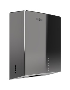 Distributeur de papier essuie-mains avec serrure d e sécurité ACIER INOXYDABLE AISI 304 Bri llant