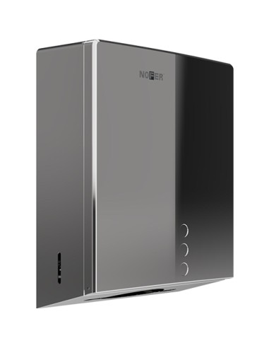 Distributeur de papier essuie-mains avec serrure d e sécurité ACIER INOXYDABLE AISI 304 Bri llant