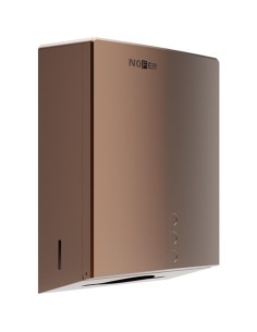 Distributeur de papier essuie-mains avec serrure acier inoxydable AISI 304 PVD bronze