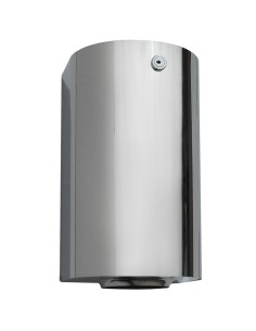 Mini-distributeur de papier essuie-mains en bobine  à dévidage central en ACIER INOXYDABLE  brillant