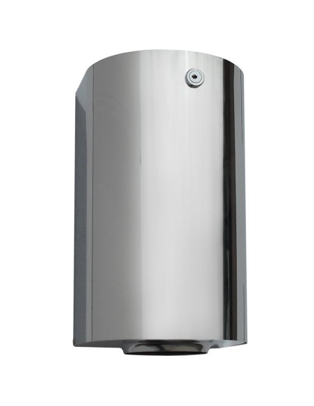 Mini-distributeur de papier essuie-mains en bobine  à dévidage central en ACIER INOXYDABLE  brillant