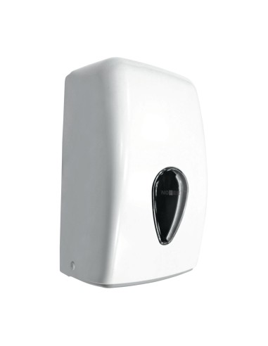 Mini-Distributeur de papier essuie-mains en bobine  à dévidage central SERIE CLASSIC en ABS  blanc