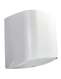 Distributeur de papier essuie-mains en bobine à dé vidage central en ABS blanc