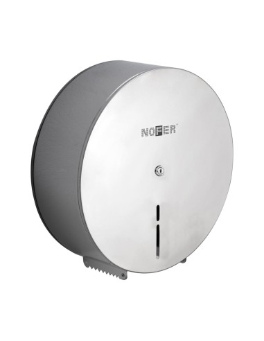 Distributeur de rouleau de papier industriel en AC IER INOXYDABLE brillant