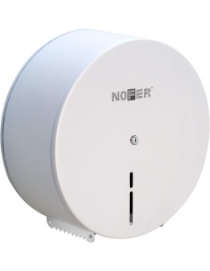 Distributeur de rouleau de papier industriel extra  grand en ACIER blanc