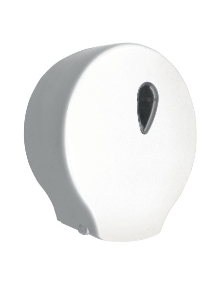 Distributeur de papier toilette (WC) SERIE CLASSIC  en ABS blanc