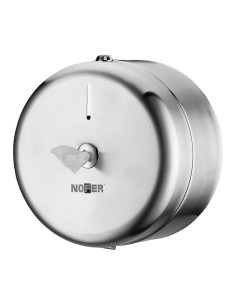 Distributeur de papier hygiénique à extraction centrale. Série PAPEL WC WICK. Acier inoxydable AISI 304 satiné