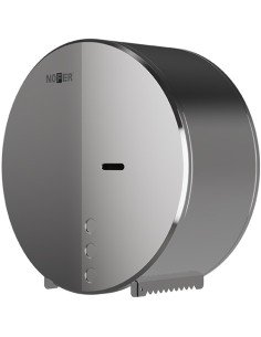 Porte rouleau papier toilette rouleau industriel A CIER INOX AISI 304 brillant
