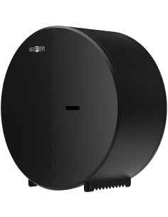 Porte rouleau papier toilette rouleau industriel A CIER INOXYDABLE AISI 304 noir