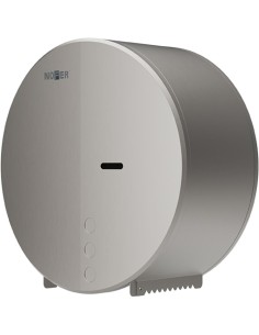 Porte rouleau papier toilette rouleau industriel A CIER INOX AISI 304 satiné