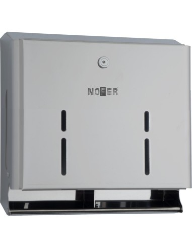 Distributeur de rouleau de papier toilette (WC) qu adruple en ACIER INOXYDABLE satiné
