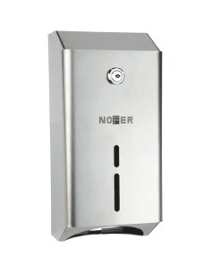 Distributeur papier bulkpack double SERIE CLASSIC  en ACIER INOXYDABLE satiné