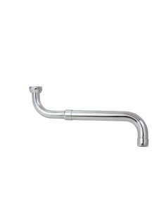 Bec extensible et orientable pour évier. Laiton chromé