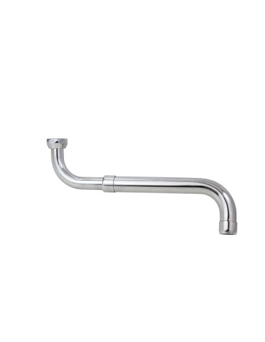 Bec extensible et orientable pour évier. Laiton chromé