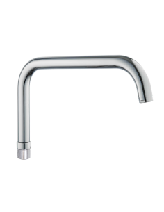 Bec orientable évier laiton chromé avec raccord d’union