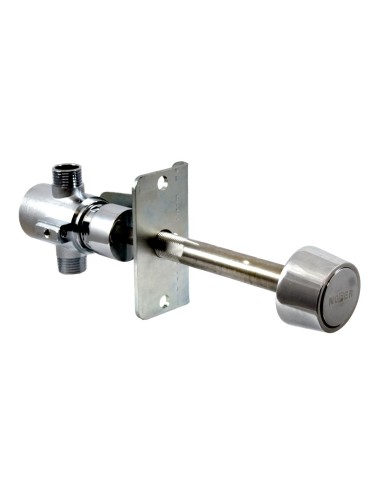 Ensemble antivandale encastré pour lavabo. Débit Leed 1,89 l/min. Pulsation normale