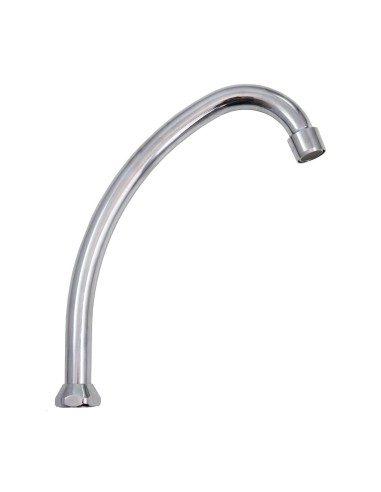 Bec orientable pour évier. Laiton chromé