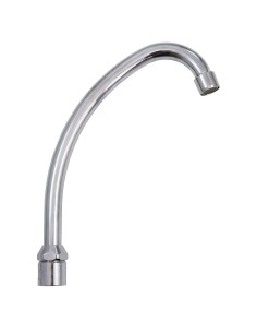 Bec extensible et orientable pour évier. Laiton chromé