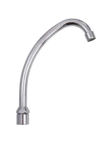 Bec extensible et orientable pour évier. Laiton chromé