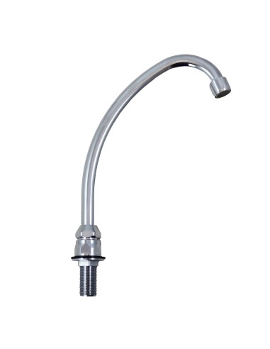 Ensemble bec orientable et raccord mâle pour évier