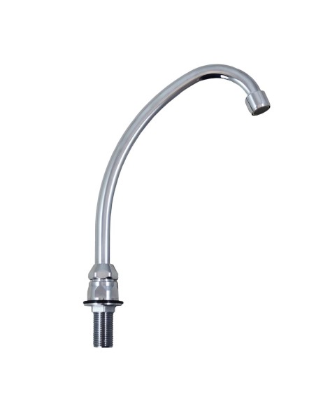 Ensemble bec orientable et raccord mâle pour évier