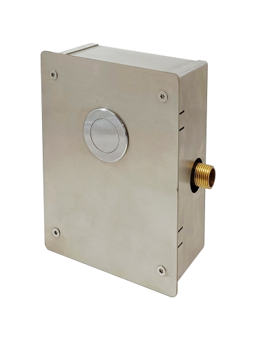 Chasse murale temporisée d’entrée 3/4" G sans vanne d’arrêt. Connexion 32 mm