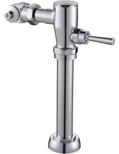 Chasse murale temporisée 1" G pour WC. Installation apparente