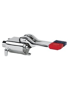 Robinet bipédale mélangeur à fixation au sol