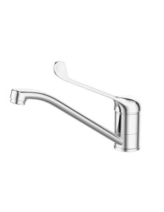 Robinet gérontologique mélangeur pour lavabo sur plan. Débit Leed