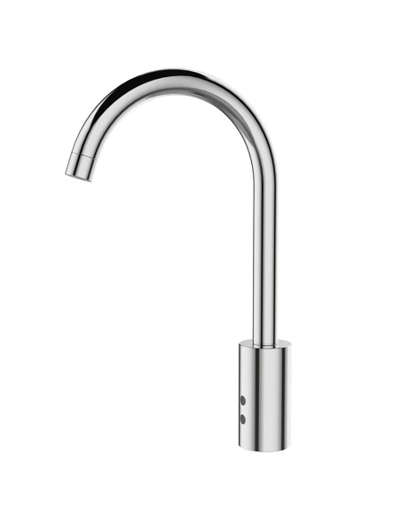 Robinet électronique pour évier. Débit standard. Brillant