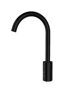 Robinet électronique pour évier. Débit standard. Noir mat