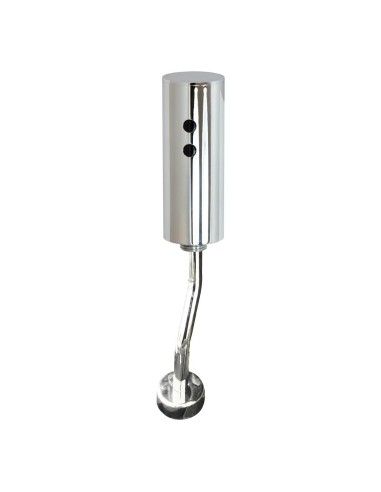 Chasse électronique murale pour urinoir. Installation apparente. Débit Leed. Brillant