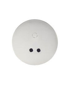 Chasse électronique pour WC avec activation automatique et manuelle. Installation encastrée. Brillant