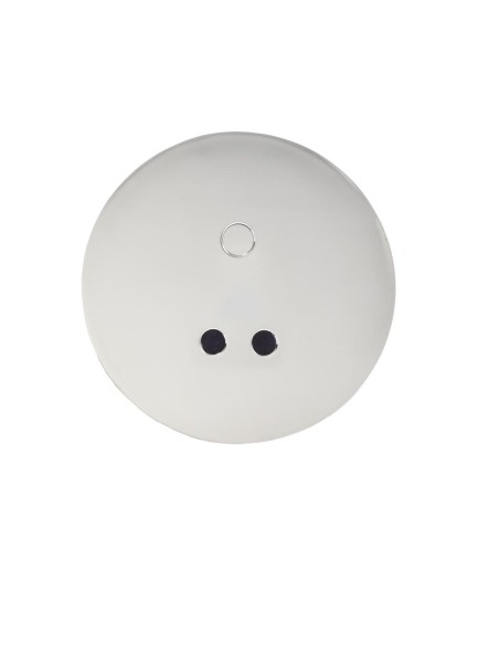 Chasse électronique pour WC avec activation automatique et manuelle. Installation encastrée. Brillant