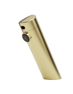 Robinet électronique laser pour lavabo sur plan. Débit standard. Or satiné PVD
