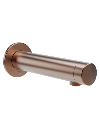 Robinet électronique laser mural pour lavabo. Débit standard. Bronze PVD