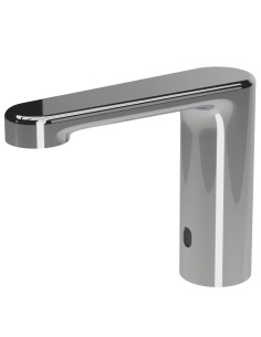 Robinet électronique laser pour lavabo sur plan. Débit Leed. Brillant