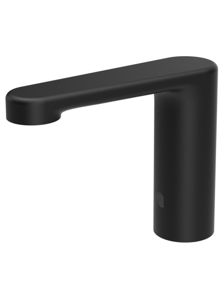Robinet électronique laser pour lavabo sur plan. Débit standard. Noir mat