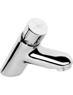 Robinet temporisé 1 eau lavabo sur plan de travail