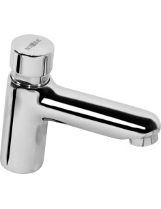 Robinet temporisé 1 eau lavabo sur plan de travail