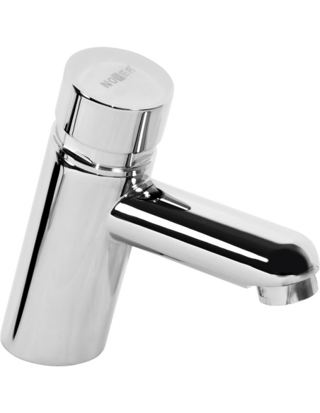 Robinet temporisé un seul eau pour lavabo sur plan. Débit Leed. Pression normale