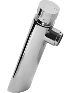 Robinet temporisé 1 eau pour lavabo s/plan de  travail
