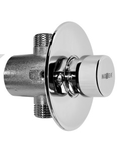 Robinet temporisé une eau douche installation  encastrée