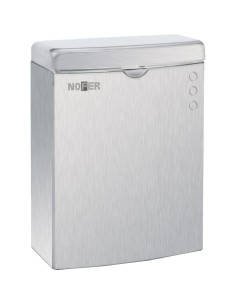 Poubelle hygiénique murale avec couvercle ACIER IN OXYDABLE satiné