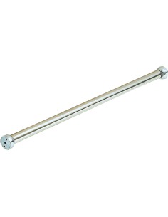 Tringle à rideau tube en ACIER INOXYDABLE supports " en zinc brillant