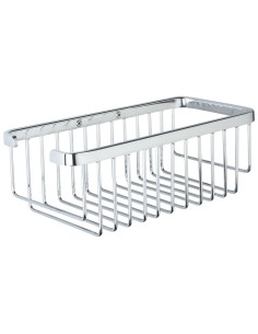 Porte-savon rectangulaire en LAITON chromé