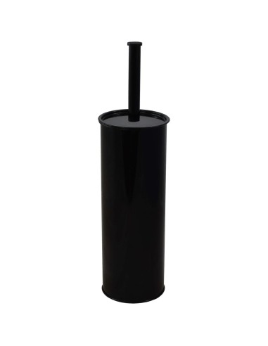 Porte-brosse WC avec support mural inox AISI 304 noir